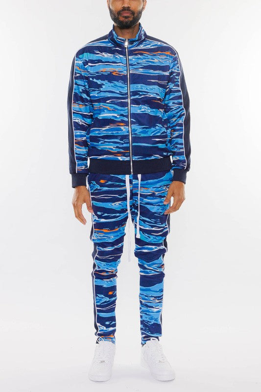 Brandon's Multi Print Mens Tracksuit