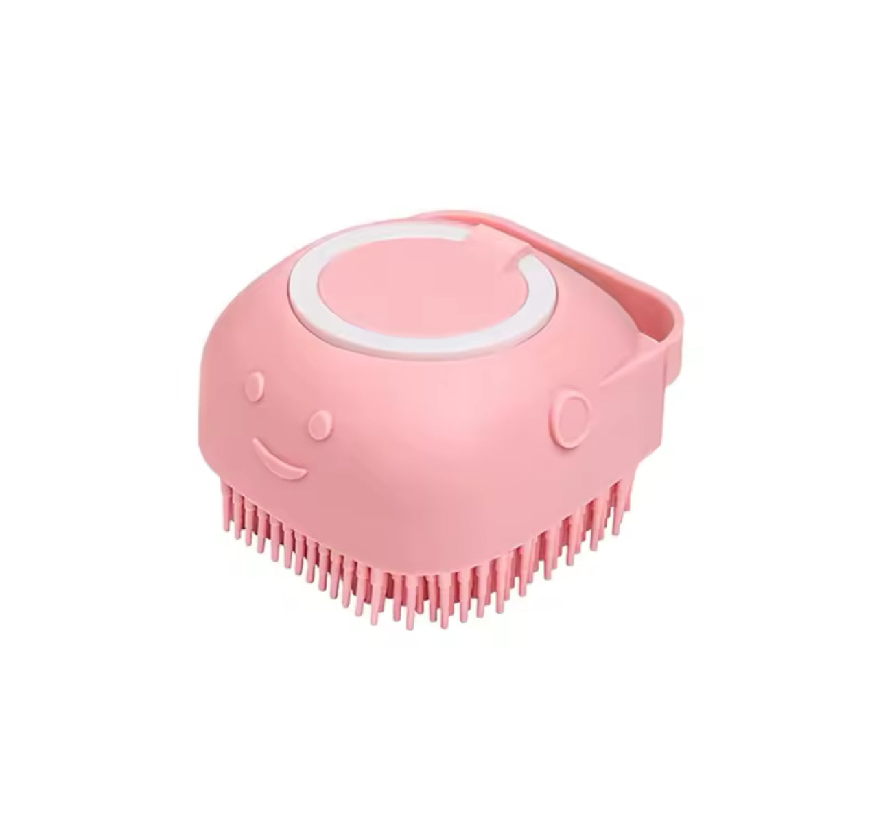 Dog Bathing & Massage Brush with Shampoo Dispenser