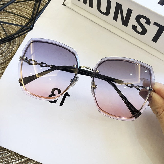 Lanie Rimless Luxury Sunglasses