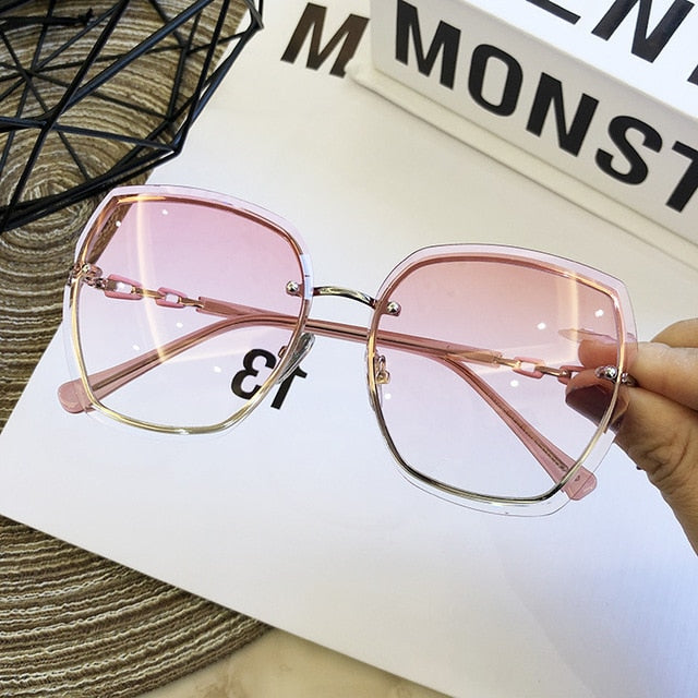 Lanie Rimless Luxury Sunglasses