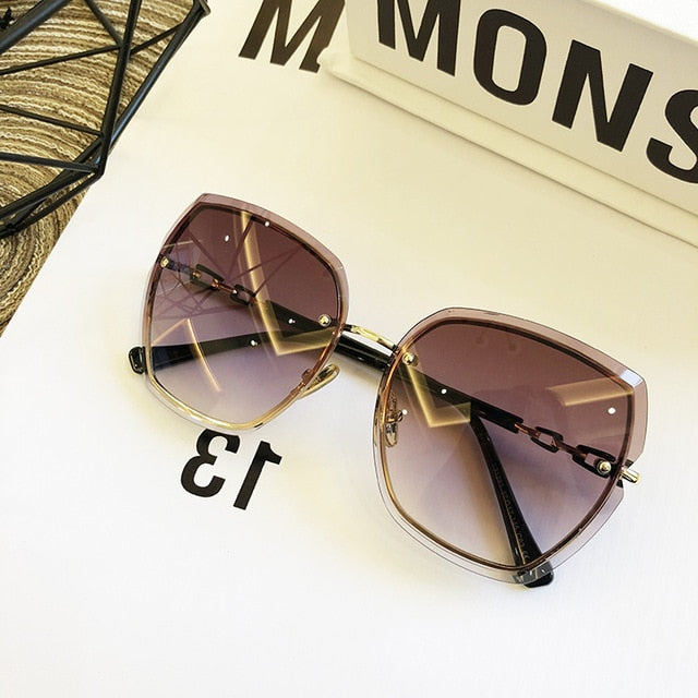 Lanie Rimless Luxury Sunglasses