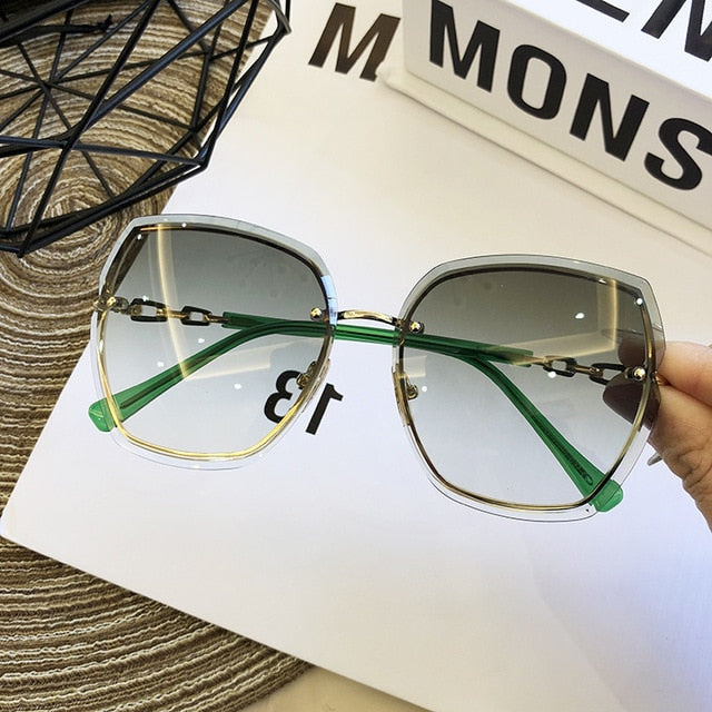 Lanie Rimless Luxury Sunglasses