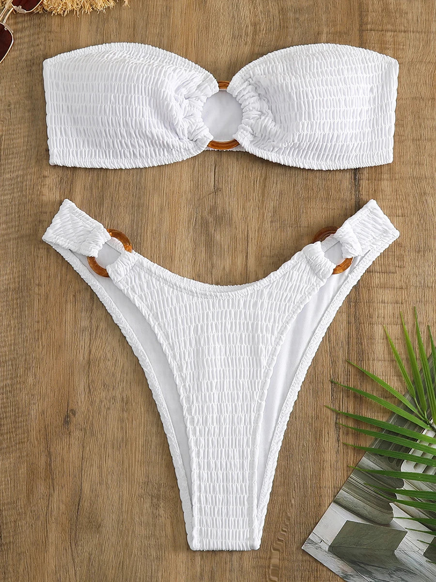 Candy Ring Link Bandeau Bikini