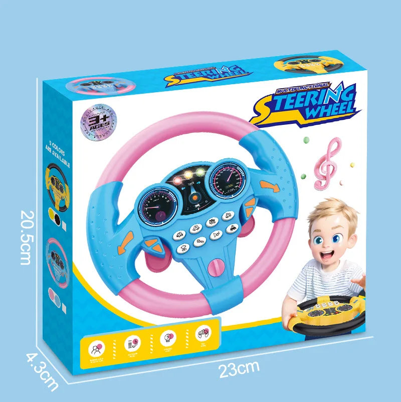 Infant Shining Simulation Steering Wheel Toy