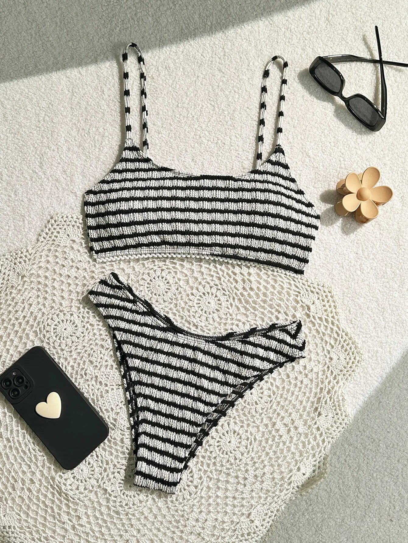 Nikki Sexy Striped Micro Bikini