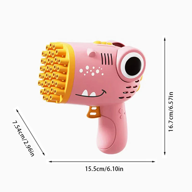 40-Hole Dinosaur Bubble Handheld Machine