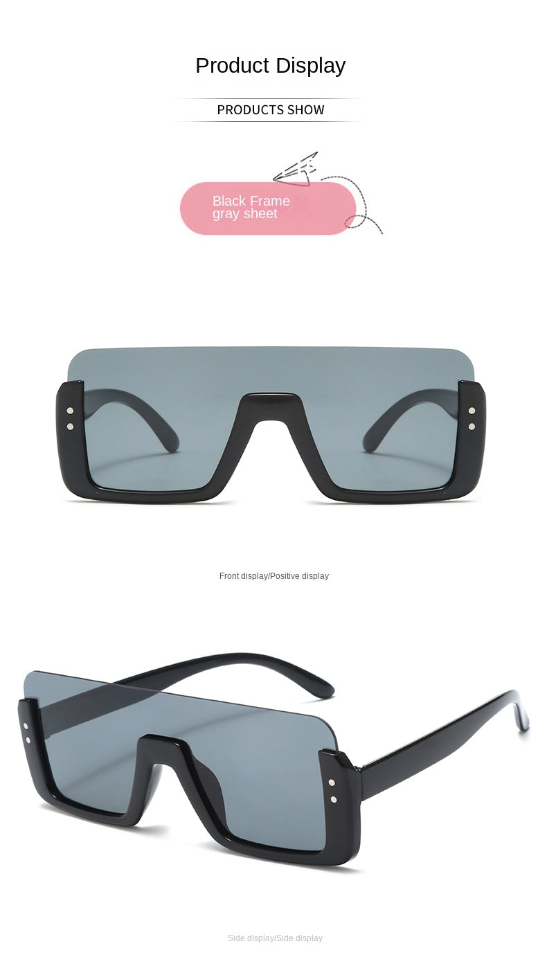 Square Fashion Rimless Kids Sunglasses