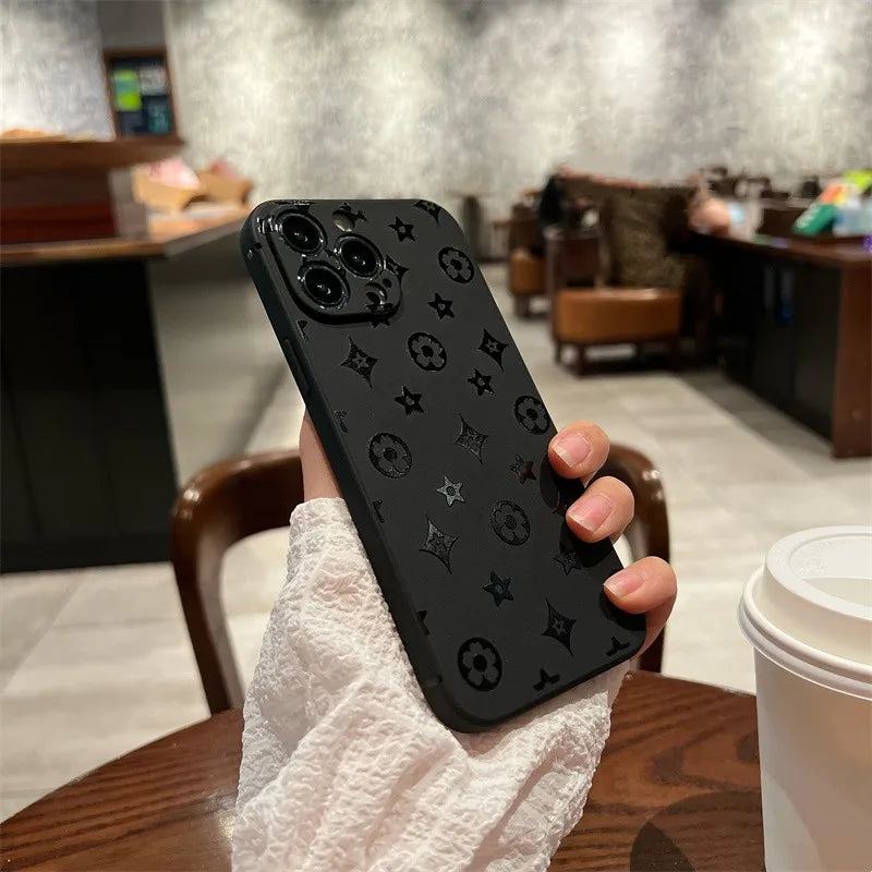 Luxury Retro Classic Black Silicone Phone Case - Weeknd Shop Online