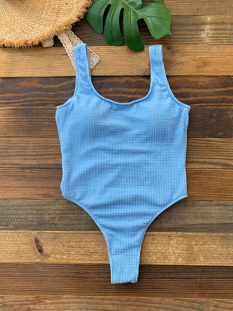 Neon High Cut One Piece Swimsuit
