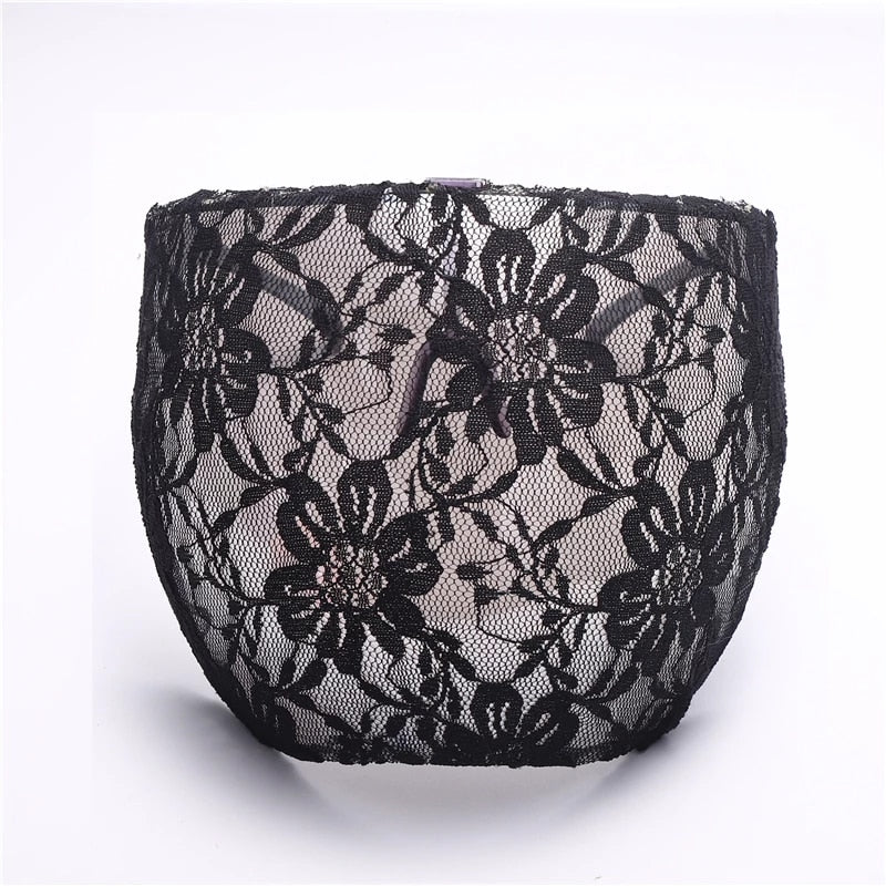 Floral Lace Oversize Shield Sunglasses