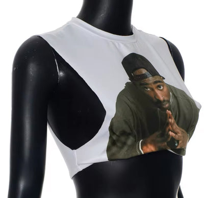 Sexy Tupac Rapper Inspired Crop Tee