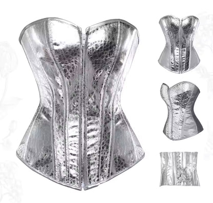 Renaissance Metallic Corset Top