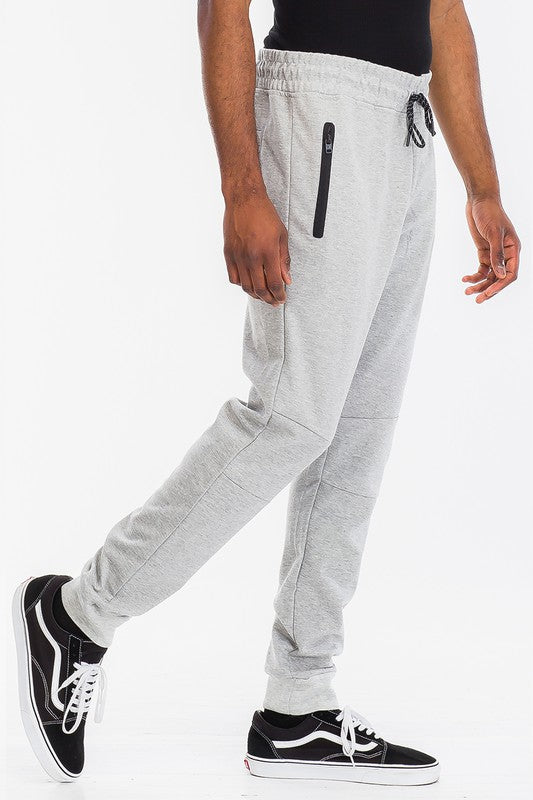 Mens Solid Heathered Jogger - Weeknd Shop Online