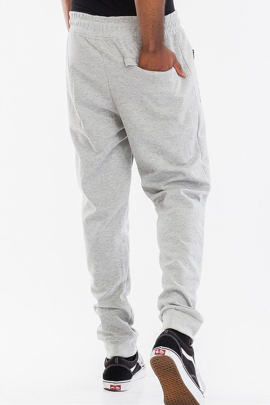 Mens Solid Heathered Jogger - Weeknd Shop Online