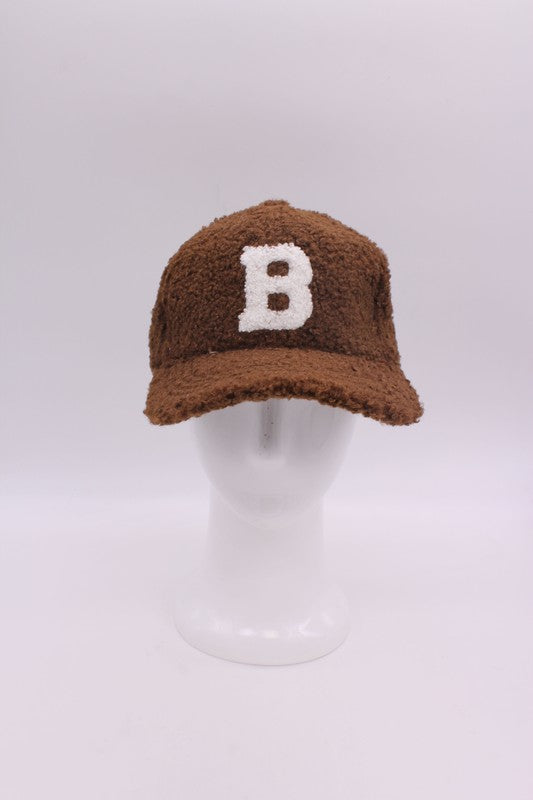 Teddy Bear Fuzzy Baseball Cap