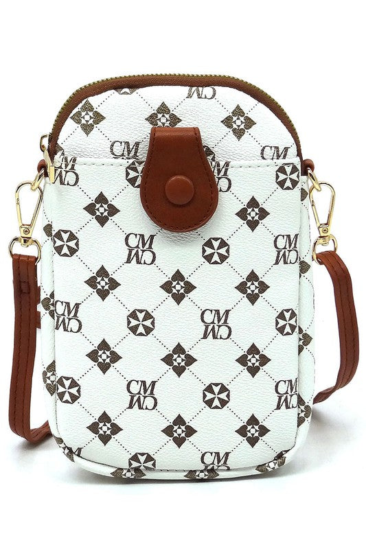 CM Monogram Mini Crossbody Bag Cell Phone Purse