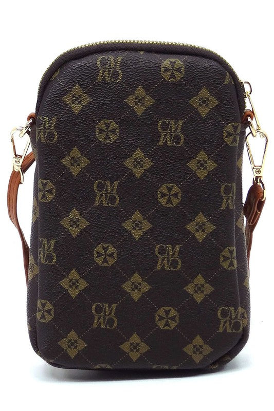 CM Monogram Mini Crossbody Bag Cell Phone Purse