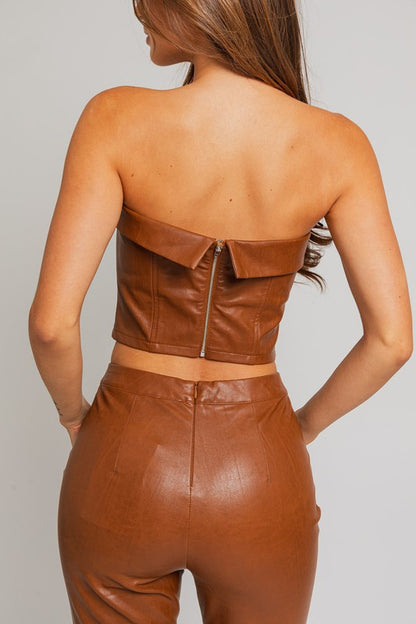 Clairen Corset Tube Top