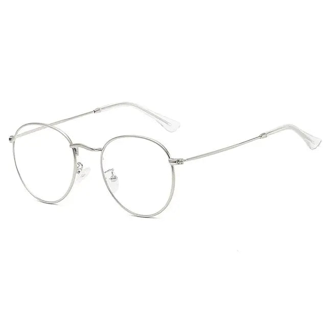 Classic Vintage Anti Blue Light Round Frame Glasses