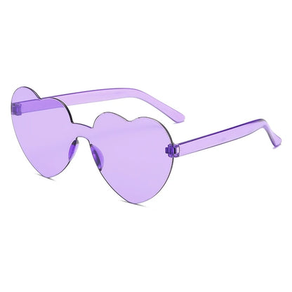 Candy Style Heart Shape Sunglasses