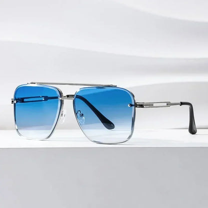 New Fashion Luxury Classic Mach Six Style Gradient Lens Men's Sunglasses