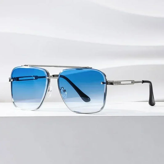 New Fashion Luxury Classic Mach Six Style Gradient Lens Men's Sunglasses