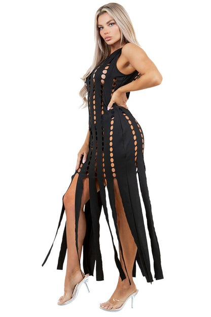 "Vacay on beach" Sexy Long Maxi Dress