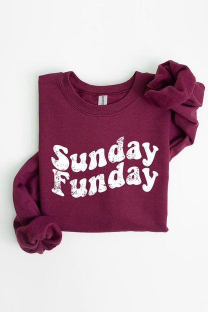 Sunday Funday Graphic Fleece Sweatshirts