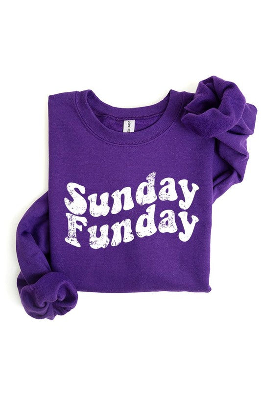 Sunday Funday Graphic Fleece Sweatshirts