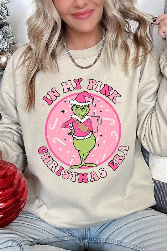 In My Pink Christmas Era Graphic Sweatshirts