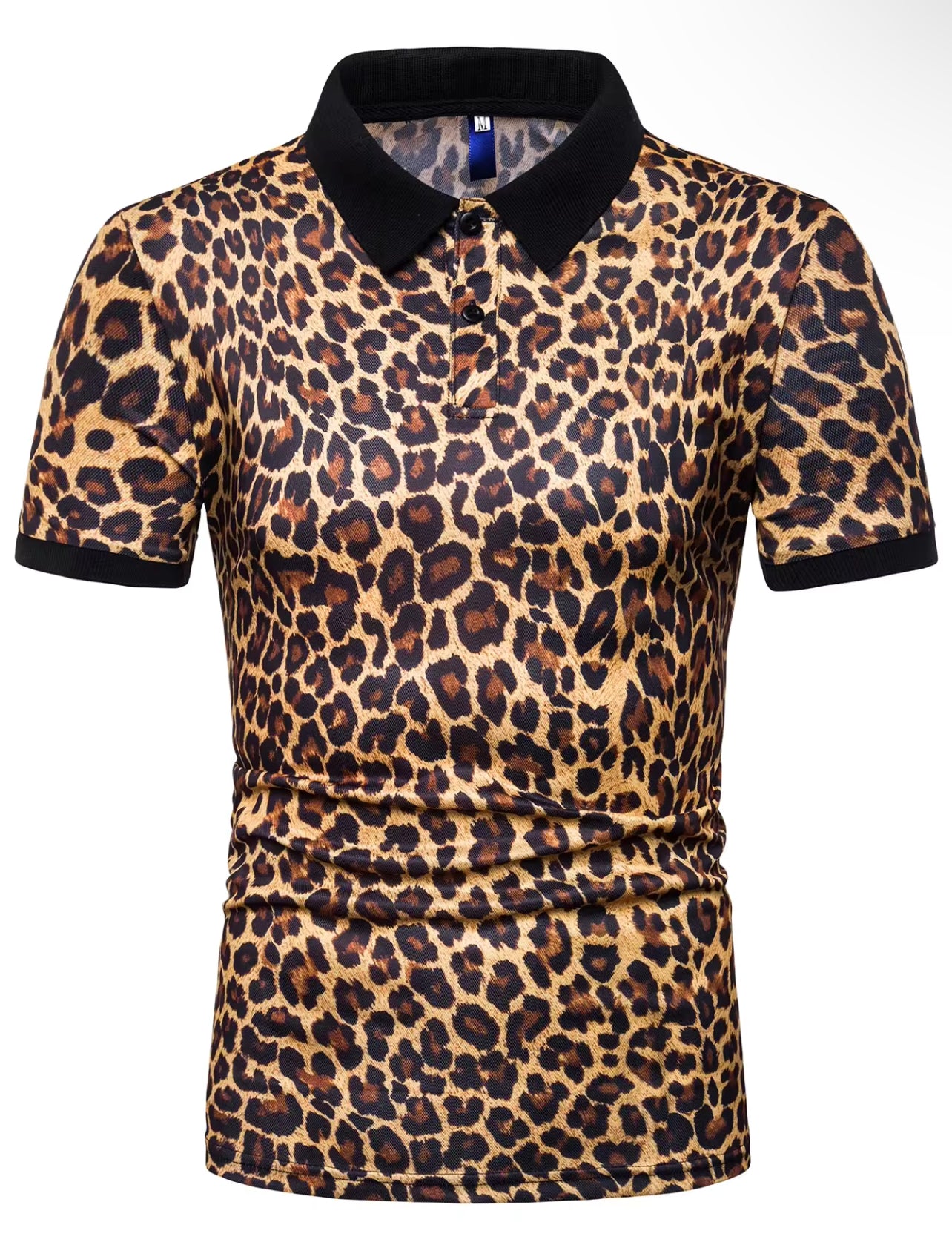 Men’s Leopard Collar Shirt