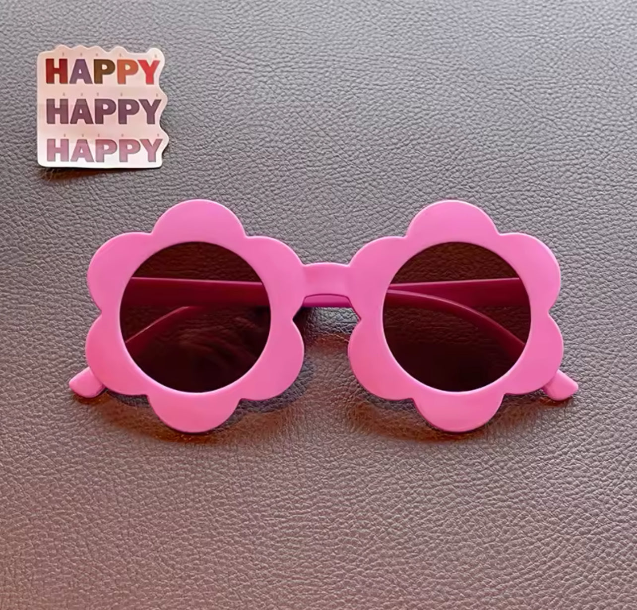 Children's Cute Colors Acrylic Sun Flower Sunglasses