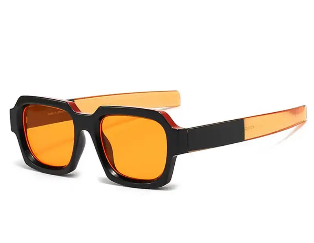 "Dont wait up" Fashion Plastic Frame Sunglasses