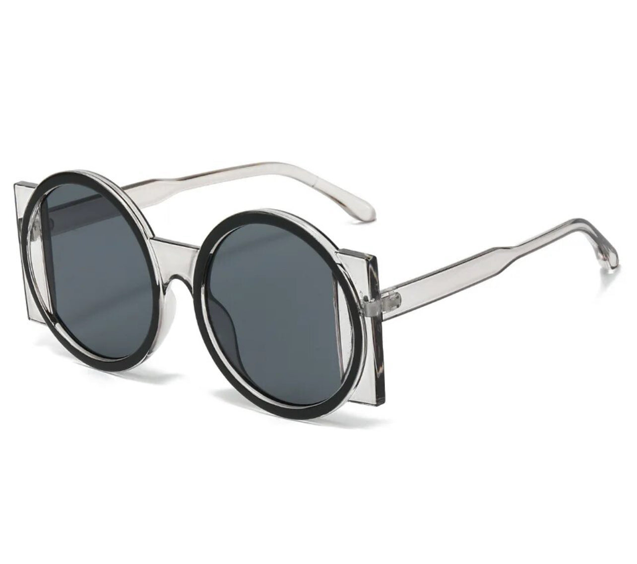 "City Life" Fashion Square Round Plastic Sunglasses