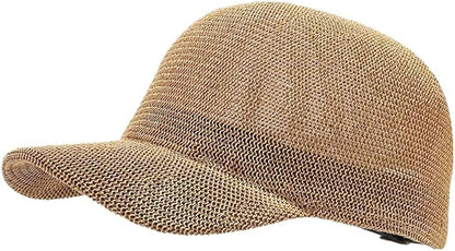 Women's Breathable Straw Baseball Cap