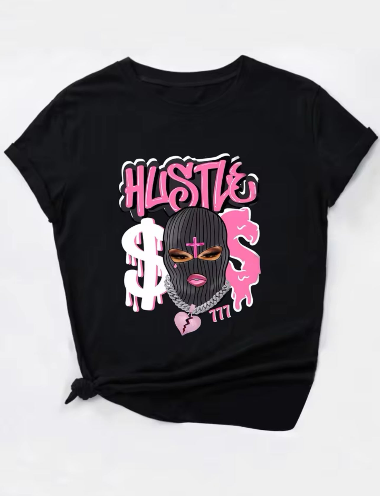 “Hustle” Short Sleeve Graphic Tee Design