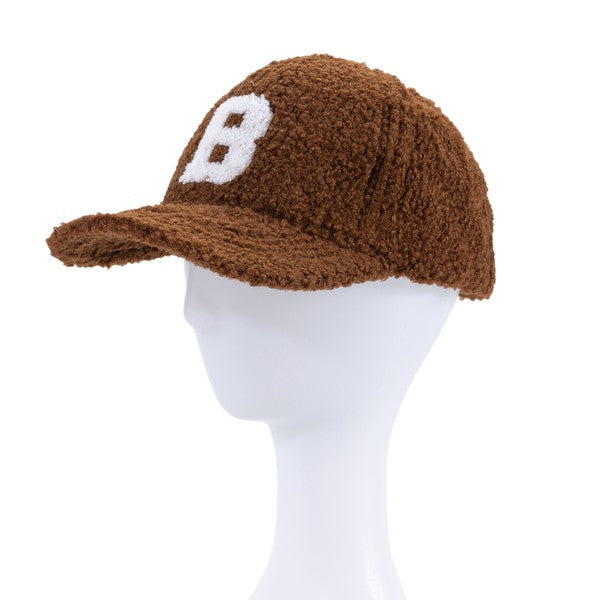 Teddy Bear Fuzzy Baseball Cap