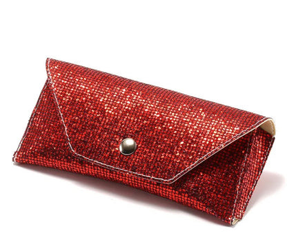 Sequins Fashion Travel Sunglass Case