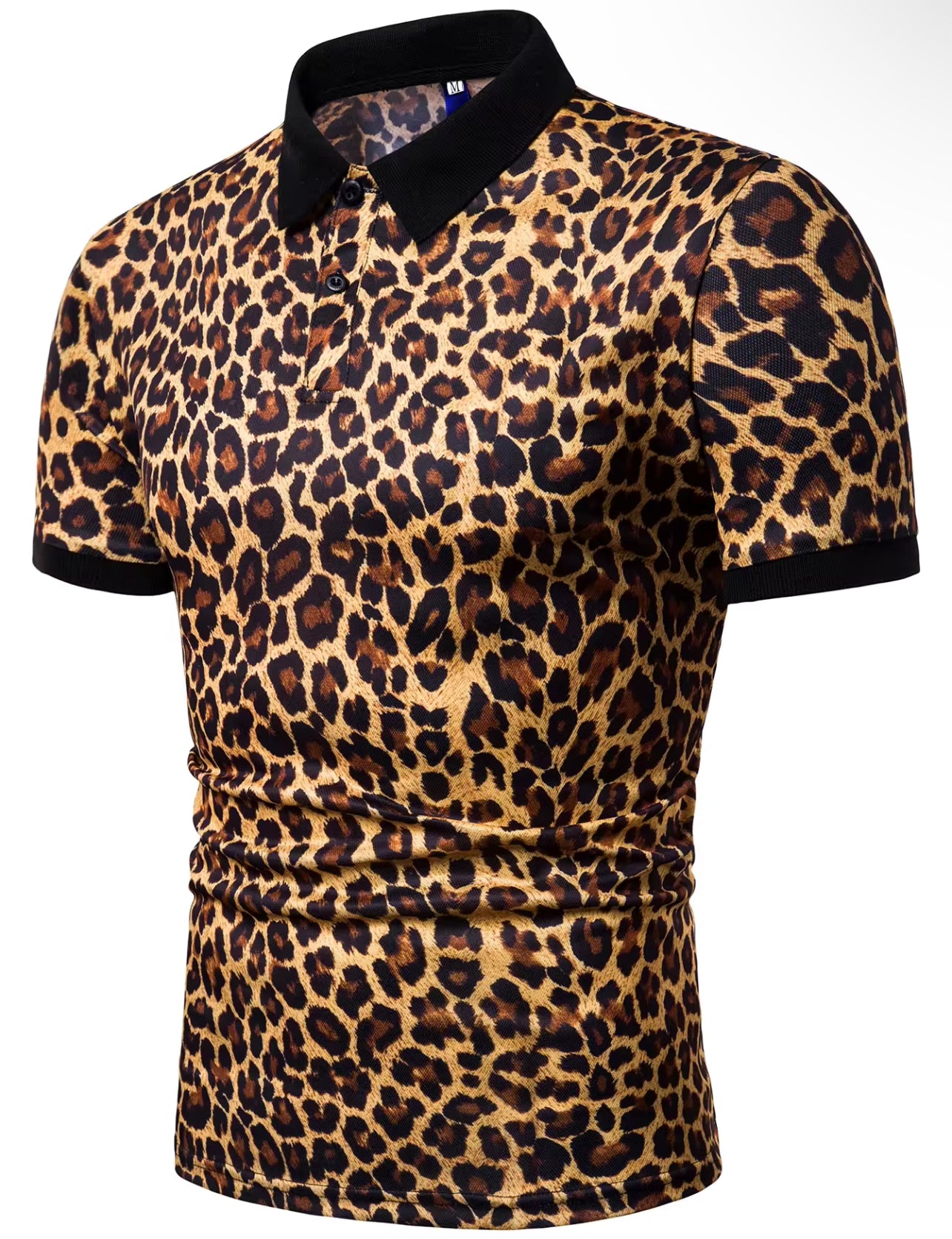 Men’s Leopard Collar Shirt