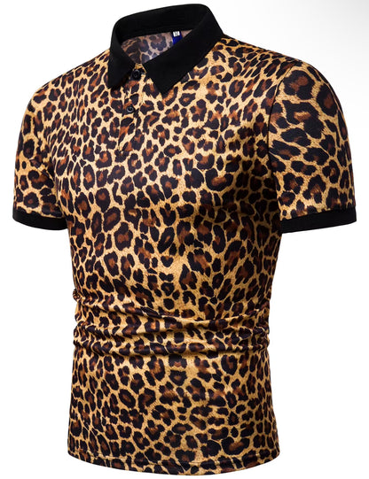 Men’s Leopard Collar Shirt