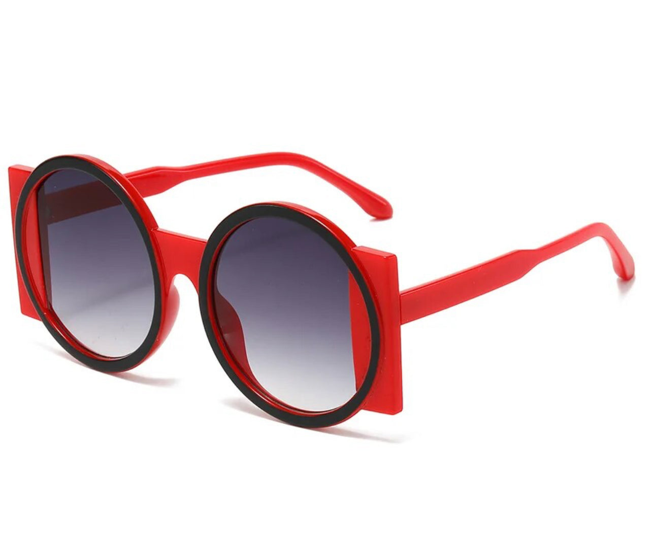 "City Life" Fashion Square Round Plastic Sunglasses