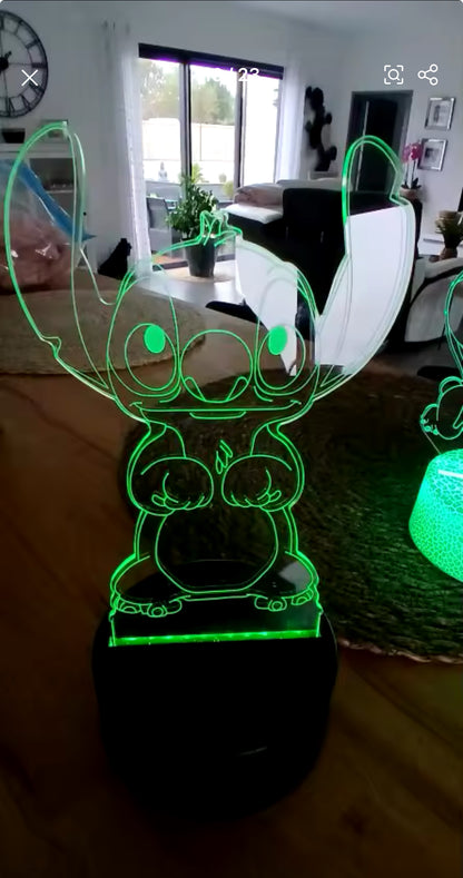 3D Illusion Stitch Night Light