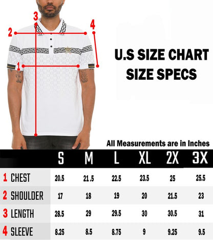 Men's Short Sleeve Polo Shirt - Italian Fashion Edition