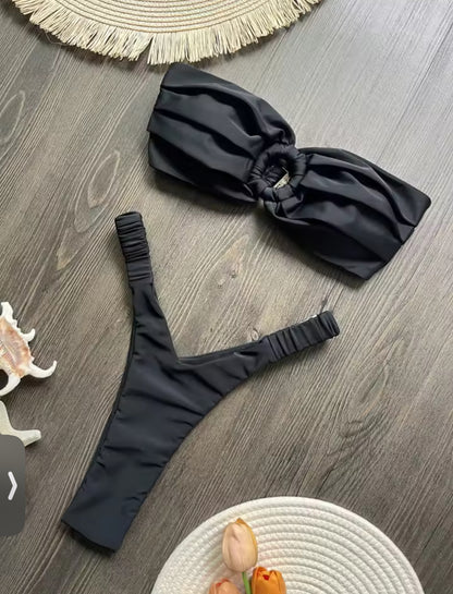 Brenda’s Micro Thong Bikini Set