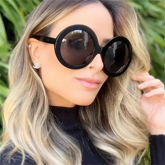 "Funky" Round Plastic Sunglasses