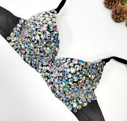 “Vacation in Paris” Beaded Bustier Bra