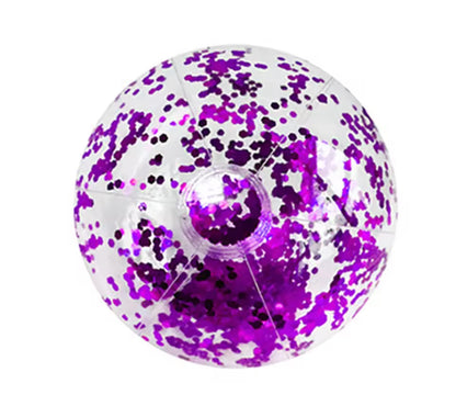 40cm Inflatable Glitter Beach Ball