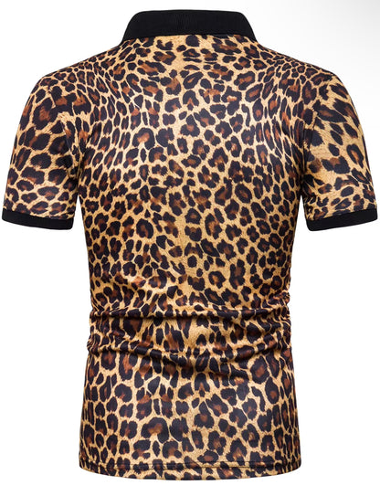 Men’s Leopard Collar Shirt