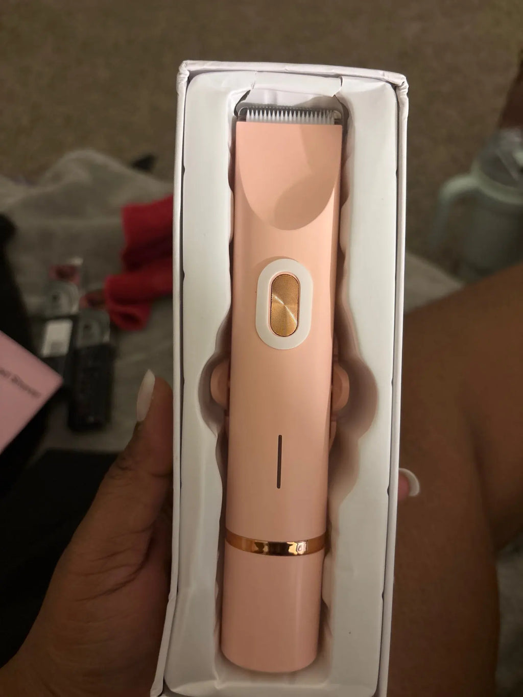 Pink 2-in-1 Waterproof Electric Shaver