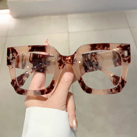 "Kimmy" Anti Blue Light Square Oversize Glasses
